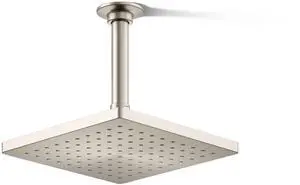 K-26148-BN Honesty Square Rain Shower Head, 2.5 GPM, 8" Large Rain Shower Head, Wide Spray Coverage, Modern Design, Easy Installation, Vibrant Brushed Nickel K-26148-BN Honesty Square Rain Shower Head, 2.5 GPM, 8" Large Rain Shower Head, Wide Spray Coverage, Modern Design, Easy Installation, Vibrant Brushed Nickel