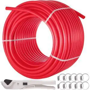 Oxygen Barrier PEX Tubing 500Ft Red 5/8 Inch PEX Pipe Radiant Heat Floor O2 EVOH Pex-B Heat Durable Plumbing Flexible for Residential Commercial Heating Plumbing Oxygen Barrier PEX Tubing 500Ft Red 5/8 Inch PEX Pipe Radiant Heat Floor O2 EVOH Pex-B Heat Durable Plumbing Flexible for Residential Commercial Heating Plumbing