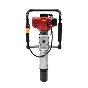 52CC 2 Stroke Gas Powered T Post Driver, 1900W Gas Powered Pile Driver Fence Post Driver Portable Petrol Piledriver Single Cylinder Air Cooling 6500r/min, with 2 Post Driving Head 52CC 2 Stroke Gas Powered T Post Driver, 1900W Gas Powered Pile Driver Fence Post Driver Portable Petrol Piledriver Single Cylinder Air Cooling 6500r/min, with 2 Post Driving Head