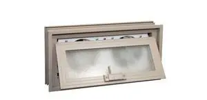 Crawl Space Power Vent Foundation Vent Replacement for 16" x 8" Openings 160 CFM Exhaust Fan Sealed Vinyl Window Design with Double Pane Glass Fan Turns On When Opened Made in USA (Clay) Crawl Space Power Vent Foundation Vent Replacement for 16" x 8" Openings 160 CFM Exhaust Fan Sealed Vinyl Window Design with Double Pane Glass Fan Turns On When Opened Made in USA (Clay)