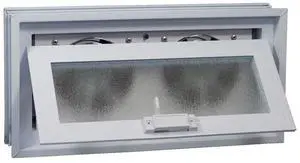 Crawl Space Power Vent Foundation Vent Replacement for 16" x 8" Openings 160 CFM Exhaust Fan Sealed Vinyl Window Design with Double Pane Glass Fan Turns On When Opened Made in USA (White) Crawl Space Power Vent Foundation Vent Replacement for 16" x 8" Openings 160 CFM Exhaust Fan Sealed Vinyl Window Design with Double Pane Glass Fan Turns On When Opened Made in USA (White)