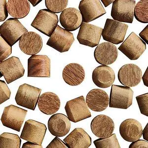 3/8" Ipe Plugs, 100% Natural Ipe, Outdoor Ironwood Decking Plugs, Chamfer Bottom for Easy Install, Bulk Available (Qty 1000) 3/8" Ipe Plugs, 100% Natural Ipe, Outdoor Ironwood Decking Plugs, Chamfer Bottom for Easy Install, Bulk Available (Qty 1000)