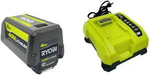 40V Lithium-Ion 6.0 Ah High Capacity Battery and Rapid Charger Kit | Bulk Packaged 40V Lithium-Ion 6.0 Ah High Capacity Battery and Rapid Charger Kit | Bulk Packaged