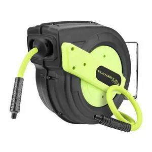 Pro Enclosed Plastic Retractable Air Hose Reel, 3/8" x 50' Pro Enclosed Plastic Retractable Air Hose Reel, 3/8" x 50'