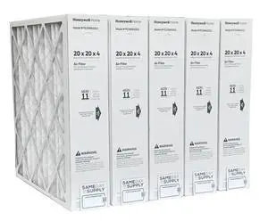 FC100A1011 (5 Pack) - 20" x 20" x 4" Pleated Air Filter, MERV 11 Bundle with Same Day Supply Filter Change Reminder FC100A1011 (5 Pack) - 20" x 20" x 4" Pleated Air Filter, MERV 11 Bundle with Same Day Supply Filter Change Reminder
