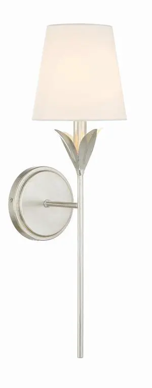 Broche 6'' Antique Silver Sconce Broche 6'' Antique Silver Sconce