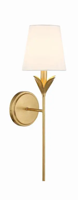 Broche 6'' Antique Gold Sconce Broche 6'' Antique Gold Sconce