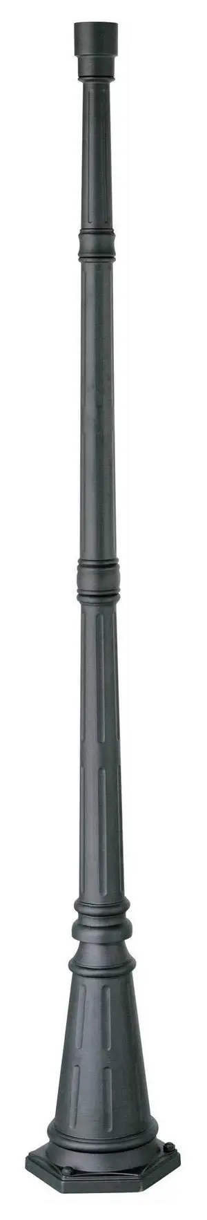 Hepworth Traditional Outdoor Light Post and Cap Base Black Iron Aluminum Pole 76 3/4" Accessory for Exterior House Porch Patio Garage Yard Garden Driveway Home Lawn Walkway Hepworth Traditional Outdoor Light Post and Cap Base Black Iron Aluminum Pole 76 3/4" Accessory for Exterior House Porch Patio Garage Yard Garden Driveway Home Lawn Walkway