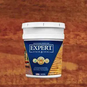 Expert Stain & Seal Transparent Stain & Sealer 5 Gallon Pail (Redwood) Expert Stain & Seal Transparent Stain & Sealer 5 Gallon Pail (Redwood)