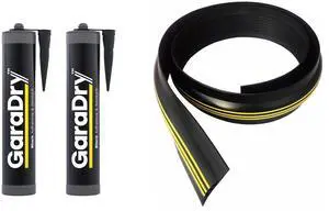 1 High Garage Door Threshold Seal Kit 16'3" Length | Flexible PVC | Complete Kit Includes 2 Adhesives 1 High Garage Door Threshold Seal Kit 16'3" Length | Flexible PVC | Complete Kit Includes 2 Adhesives