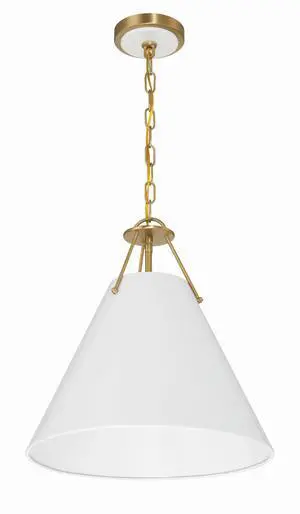 Xavier 16'' Vibrant Gold Pendant Xavier 16'' Vibrant Gold Pendant