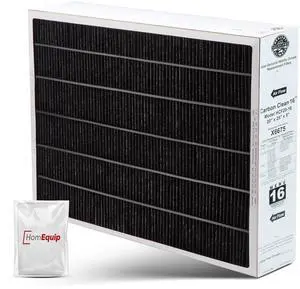 Lennox 20x25x5 Furnace Filter, X6675 Filter Replacement, Merv 16 Carbon Clean with Disposal Bag 1-Pack (Actual Size: 19.8 x 24.8 x 4.3 Inches) Lennox 20x25x5 Furnace Filter, X6675 Filter Replacement, Merv 16 Carbon Clean with Disposal Bag 1-Pack (Actual Size: 19.8 x 24.8 x 4.3 Inches)