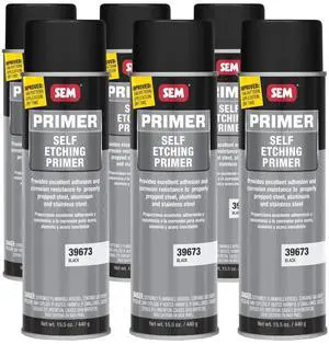 Black Self Etching Primer 15.5 oz. (6/Pack) Black Self Etching Primer 15.5 oz. (6/Pack)