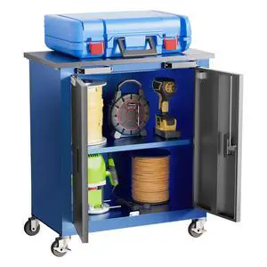 Tool Chest with Wheels and 4 Pad Feet,Tool Chest with 2 Doors and Adjustable Shelves,Lockable Steel Chest for Garage,Home and Office,can be Combined to Large Cabinet Set Tool Chest with Wheels and 4 Pad Feet,Tool Chest with 2 Doors and Adjustable Shelves,Lockable Steel Chest for Garage,Home and Office,can be Combined to Large Cabinet Set