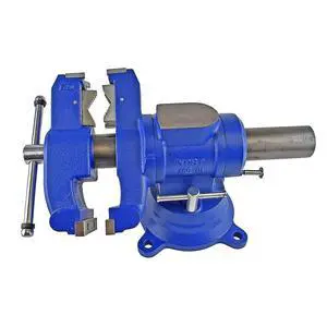 Yost Vises 750-DI Multi-Jaw Rotating Vise System | 2 in 1 Multipurpose Bench and Pipe Vise | Secure Grip with Swivel Base | Made with a Combination of Ductile Iron & Hardened Steel | Gray Yost Vises 750-DI Multi-Jaw Rotating Vise System | 2 in 1 Multipurpose Bench and Pipe Vise | Secure Grip with Swivel Base | Made with a Combination of Ductile Iron & Hardened Steel | Gray