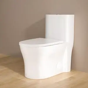 One Piece Toilet with Comfort Chair Seat ADA Height 17.3",Compact Modern Bathroom Toilet Dual Flush 1.1/1.6 GPF, 12" Rough-In, Standard White Elongated Toilets Bowl One Piece Toilet with Comfort Chair Seat ADA Height 17.3",Compact Modern Bathroom Toilet Dual Flush 1.1/1.6 GPF, 12" Rough-In, Standard White Elongated Toilets Bowl