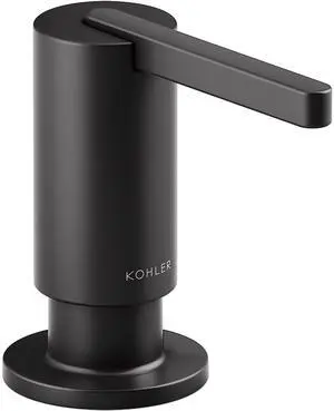 Components Deck Mounted Soap/Lotion Dispenser with 16 oz Capacity, Matte Black Components Deck Mounted Soap/Lotion Dispenser with 16 oz Capacity, Matte Black
