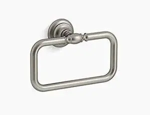 K-72571-BN Artifacts Towel Ring, Vibrant Brushed Nickel K-72571-BN Artifacts Towel Ring, Vibrant Brushed Nickel