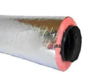 HVAC Insulated Flex Duct R8, 14-Inch Diameter x 25-Feet, Ventilation Hose for Heating, Cooling, AC, and HVAC Systems HVAC Insulated Flex Duct R8, 14-Inch Diameter x 25-Feet, Ventilation Hose for Heating, Cooling, AC, and HVAC Systems