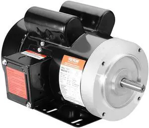 1.5HP Electric Motor 3450 RPM, AC 115V/230V, 56C Frame, Air Compressor Motor Single Phase, 5/8" Keyed Shaft, CW/CCW Rotation for General Equipment and Agricultural Machinery 1.5HP Electric Motor 3450 RPM, AC 115V/230V, 56C Frame, Air Compressor Motor Single Phase, 5/8" Keyed Shaft, CW/CCW Rotation for General Equipment and Agricultural Machinery