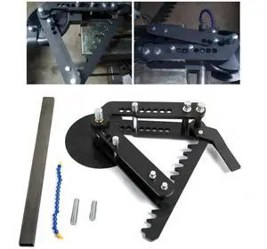 Tube and Pipe Bender Black Oxide Coating Steel Manual Hand Bender Tubing Tube Bender Pipe Bender Replace for WFB2 Tube and Pipe Bender Black Oxide Coating Steel Manual Hand Bender Tubing Tube Bender Pipe Bender Replace for WFB2