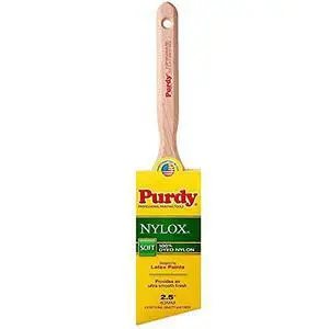 12-Pack of 2-1/2 144152225 Nylox Glide Angled Sash Paint Brush, Tynex Nylon 12-Pack of 2-1/2 144152225 Nylox Glide Angled Sash Paint Brush, Tynex Nylon