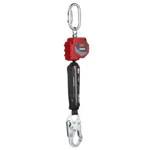 Protecta Self-Retracting Lifeline with Carabiner 3100506, Web, Steel Snap Hook, 6 ft., OSHA, Overhead Anchor Point Protecta Self-Retracting Lifeline with Carabiner 3100506, Web, Steel Snap Hook, 6 ft., OSHA, Overhead Anchor Point
