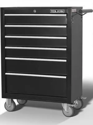 6-Drawer Rolling Tool Chest with Locking Wheels & Drawers, 13" D x 24.2" W x 36.6" H Mobile Tool Storage Cabinet, Heavy-Duty Garage Organizer with Ergonomic Handle 6-Drawer Rolling Tool Chest with Locking Wheels & Drawers, 13" D x 24.2" W x 36.6" H Mobile Tool Storage Cabinet, Heavy-Duty Garage Organizer with Ergonomic Handle