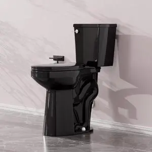 Tall Toilet for Seniors 21 inch Extra High Toilets, Comfort Bowl Heigh 21", Seat Height 22", Two-Piece Toilet 1.28GPF Powerful, 12 Inch Rough-in, Black Color, Ada Toilets for Bathroom Tall Toilet for Seniors 21 inch Extra High Toilets, Comfort Bowl Heigh 21", Seat Height 22", Two-Piece Toilet 1.28GPF Powerful, 12 Inch Rough-in, Black Color, Ada Toilets for Bathroom