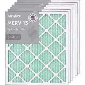 21x24.5x1 MERV 13 Pleated Filter Air Filters (6 Pack) 21x24.5x1 MERV 13 Pleated Filter Air Filters (6 Pack)