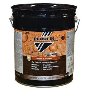 Penofin 5 Gallon Stain and Sealer Tranparent Penetrating Oil Finish - Dark Walnut Penofin 5 Gallon Stain and Sealer Tranparent Penetrating Oil Finish - Dark Walnut