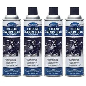 Extreme Chassis Black High Gloss Aerosol Spray Paint 14 oz 4 Pack Extreme Chassis Black High Gloss Aerosol Spray Paint 14 oz 4 Pack