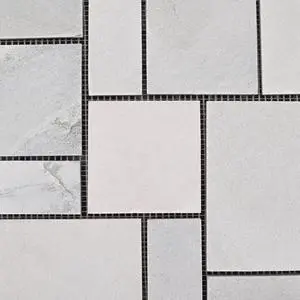 Slate Stone Deck Tiles Interlocking Outdoor Flooring (18 Tiles, White) Slate Stone Deck Tiles Interlocking Outdoor Flooring (18 Tiles, White)