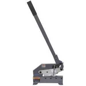 Sheet Metal Cutter - 10 inch Manual Plate Shear HS-10 | 0.51 inch Round Steel Capacity | Bench-Mount Throatless Design Sheet Metal Cutter - 10 inch Manual Plate Shear HS-10 | 0.51 inch Round Steel Capacity | Bench-Mount Throatless Design