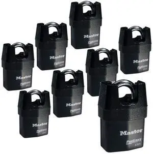 Eight (8) High Security Pro Series Padlocks w/ 16 Keys, 6321NKA-8 w/BumpStop Technology Eight (8) High Security Pro Series Padlocks w/ 16 Keys, 6321NKA-8 w/BumpStop Technology