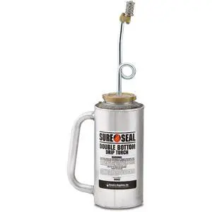 Forestry Suppliers Double-Bottom Drip Torch | Heavy Duty 15 Gauge Aluminum Canister | Big Mouth for Easy Filling | Fuel Trap & Check Valve for Protection | Oil Proof Gaskets Forestry Suppliers Double-Bottom Drip Torch | Heavy Duty 15 Gauge Aluminum Canister | Big Mouth for Easy Filling | Fuel Trap & Check Valve for Protection | Oil Proof Gaskets