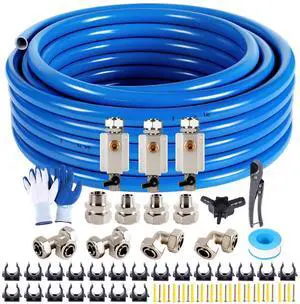 Shop Air line kit 3/4"×100'&200'&300' HDPE-Aluminum-HDPE Air Tubing Compressed Air Line Kit for Air Compressor Accessories Leak Proof&Easy to Install Compressed Air Piping System for Garage Shop Air line kit 3/4"×100'&200'&300' HDPE-Aluminum-HDPE Air Tubing Compressed Air Line Kit for Air Compressor Accessories Leak Proof&Easy to Install Compressed Air Piping System for Garage