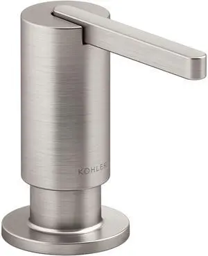 Components Deck Mounted Soap/Lotion Dispenser with 16 oz Capacity, Vibrant Stainless Components Deck Mounted Soap/Lotion Dispenser with 16 oz Capacity, Vibrant Stainless
