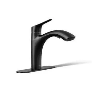 30468-BL Rival Single Handle Pull-Out Kitchen Sink Faucet, 1.5 GPM, High-Arch Swing Spout, Two-Function Sprayhead, Matte Black 30468-BL Rival Single Handle Pull-Out Kitchen Sink Faucet, 1.5 GPM, High-Arch Swing Spout, Two-Function Sprayhead, Matte Black