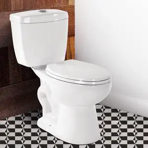 17 Comfort Height Toilet with Soft close seat, Two piece Toilets for Bathroom, Nano Self-Cleaning Glaze, Dual Flush 0.8/1.28 GPF, Easy to Clean & Install, ADA Height, 12" Rough-In 17 Comfort Height Toilet with Soft close seat, Two piece Toilets for Bathroom, Nano Self-Cleaning Glaze, Dual Flush 0.8/1.28 GPF, Easy to Clean & Install, ADA Height, 12" Rough-In