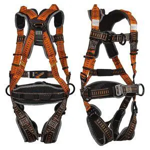 Razorback Elite MAXX - Safety Harness and Fall Protection Kit with Sewn in Lumbar Support Belt and Built-in Rescue Handles for Fall Arrest, OSHA & ANSI Compliant (3XLarge) Razorback Elite MAXX - Safety Harness and Fall Protection Kit with Sewn in Lumbar Support Belt and Built-in Rescue Handles for Fall Arrest, OSHA & ANSI Compliant (3XLarge)