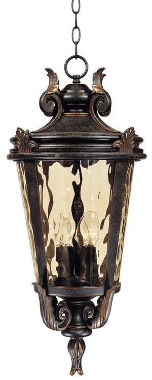 Marseille Rustic Vintage Outdoor Hanging Ceiling Light Fixture Veranda Bronze 26 1/4" Champagne Water Glass Damp Rated for Exterior House Porch Patio Outside Deck Garage Front Door Marseille Rustic Vintage Outdoor Hanging Ceiling Light Fixture Veranda Bronze 26 1/4" Champagne Water Glass Damp Rated for Exterior House Porch Patio Outside Deck Garage Front Door