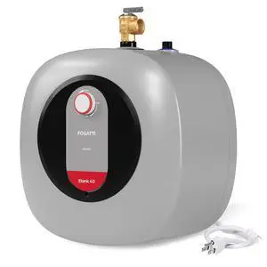 Electric Mini Tank Water Heater, 4.0 Gallon Point of Use Instant Hot Water Heater 120V 1440W, Food Truck Water Heater, Under Sink, Wall or Floor Mounted, Easy to Install Electric Mini Tank Water Heater, 4.0 Gallon Point of Use Instant Hot Water Heater 120V 1440W, Food Truck Water Heater, Under Sink, Wall or Floor Mounted, Easy to Install