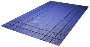 16' x 27' Flatbed Truck 18 Oz Steel Tarp with 4 FT Drop - Blue Heavy Duty Vinyl Water Resistant Tarp for Trailers to Protect Cargo from Wind, Rain, Snow, and Sun 16' x 27' Flatbed Truck 18 Oz Steel Tarp with 4 FT Drop - Blue Heavy Duty Vinyl Water Resistant Tarp for Trailers to Protect Cargo from Wind, Rain, Snow, and Sun