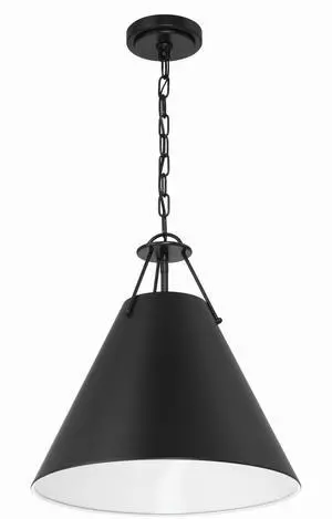 Xavier 16'' Matte Black Pendant Xavier 16'' Matte Black Pendant