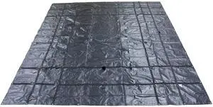 16' x 27' Flatbed Truck 14 Oz Superlight Steel Tarp with 4 FT Drop - Black Heavy Duty Vinyl Water Resistant Tarp for Trailers to Protect Cargo from Wind, Rain, Snow, and Sun 16' x 27' Flatbed Truck 14 Oz Superlight Steel Tarp with 4 FT Drop - Black Heavy Duty Vinyl Water Resistant Tarp for Trailers to Protect Cargo from Wind, Rain, Snow, and Sun