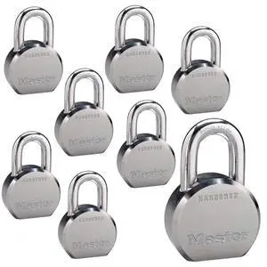 (8) High Security Pro Series Keyed Alike Padlocks w/16 Keys, 6230NKA-8 w/BumpStop Technology (8) High Security Pro Series Keyed Alike Padlocks w/16 Keys, 6230NKA-8 w/BumpStop Technology