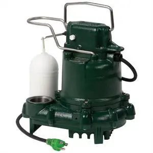 Mighty Mate M53 Sump Pump - 3/10 HP - Cast Iron - LED Power Plug & 9 Cord - Vortex Impeller - Stainless Steel Hardware - Float Operated - Submersible Sump Pump - 115V Mighty Mate M53 Sump Pump - 3/10 HP - Cast Iron - LED Power Plug & 9 Cord - Vortex Impeller - Stainless Steel Hardware - Float Operated - Submersible Sump Pump - 115V
