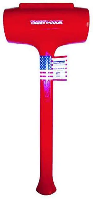 Polyurethane Dead Blow Hammer (152 oz, Red) Polyurethane Dead Blow Hammer (152 oz, Red)