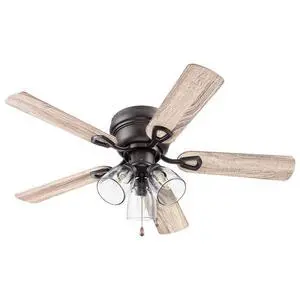 Ceiling Fans Renton 42" Bronze Indoor Fan with Clear 3 Light LED Multi Arm; E26/B11 Bulb and Pull-Chains, Traditional Style, 5 Reversible Barnwood/Dark Chestnut Blades, 51436 Ceiling Fans Renton 42" Bronze Indoor Fan with Clear 3 Light LED Multi Arm; E26/B11 Bulb and Pull-Chains, Traditional Style, 5 Reversible Barnwood/Dark Chestnut Blades, 51436